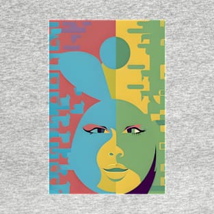 Abstract woman face T-Shirt